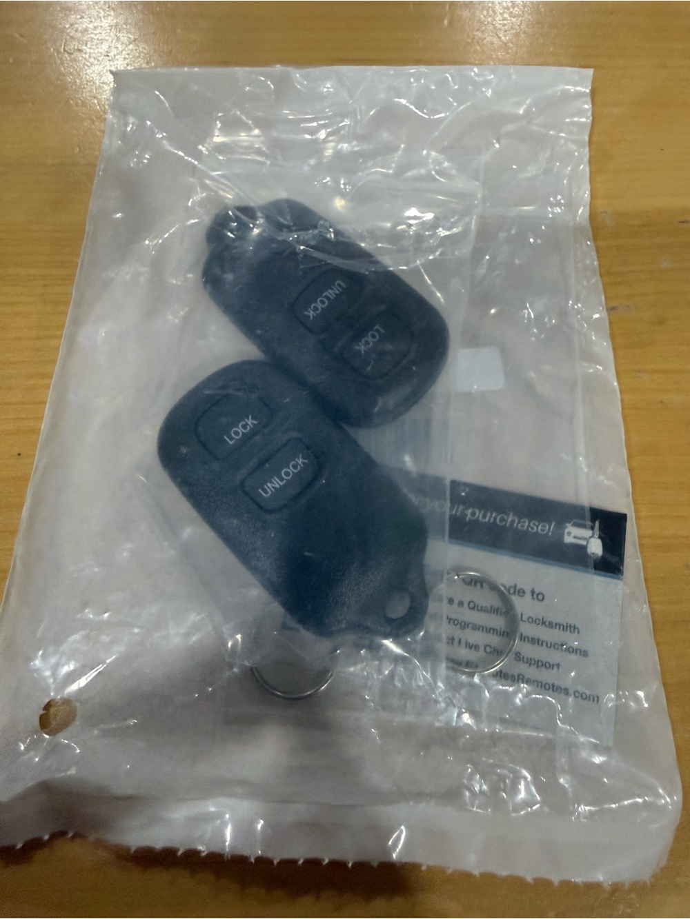 2 keyless Entry Remotes Replacement for Toyota Camry Solara Matrix Sienna